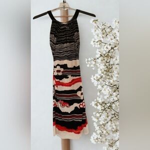 Kay Unger floral nylon dress